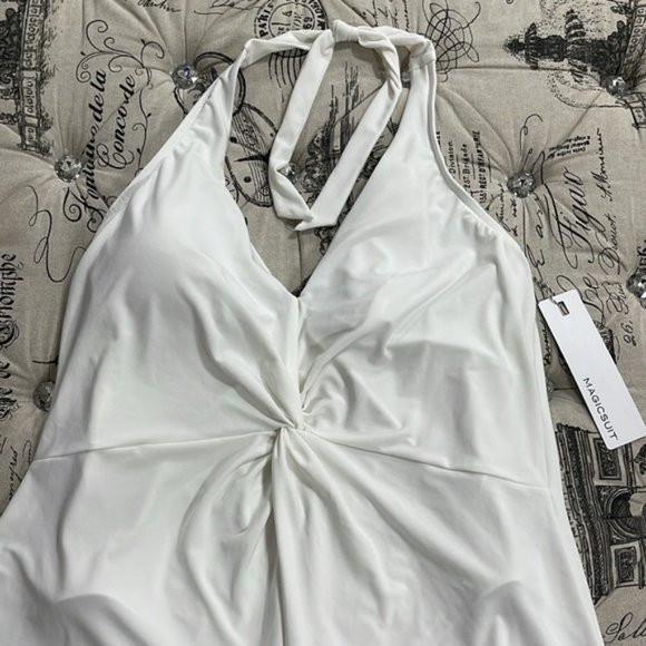 Magicsuit Theresa Plunge One-Piece Romper - Picture 6 of 10